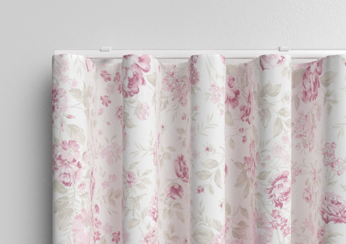 Shabby Chic by Rachel Ashwell Romantic Rose, Pink - Made to Measure Curtains - Image 13